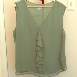 Sage Green CeCe by Cynthia Steffe Blouse